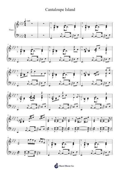 Cantaloupe Island Sheet Music by Herbie Hancock-Arr.Blycarr
