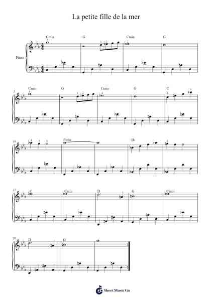 La petite fille de la mer Sheet Music by Vangelis-Arr.Shertram