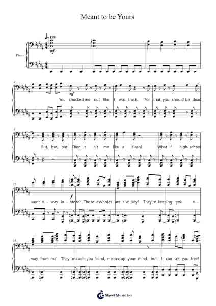 Meant to be Yours Sheet Music by undefined-Arr.Gemcol Nemott