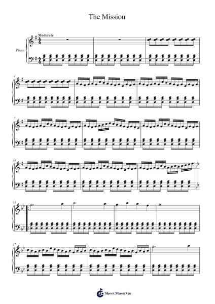 Final Fantasy VIII - The Mission Sheet Music by Nobuo Uematsu-Arr.Markxy