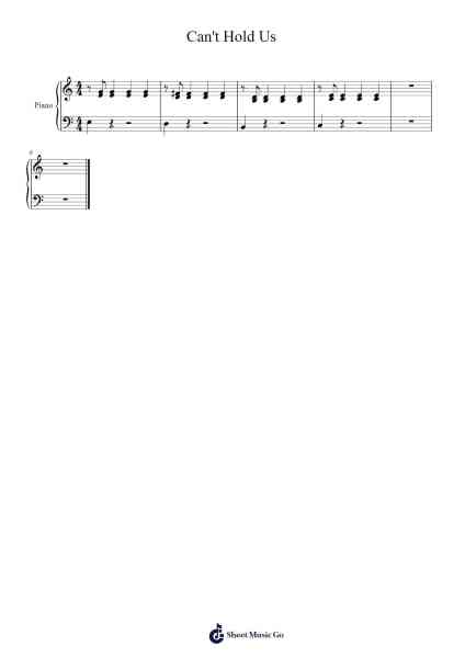 Can't Hold Us Sheet Music by Macklemore/Ryan Lewis-Arr.Bclark