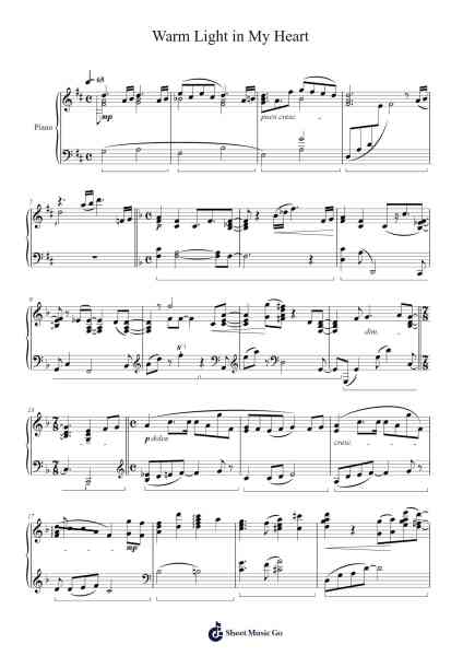 Warm Light in My Heart Sheet Music by Burnsnet Jeffniei-Arr.Phiphrey Bowthey