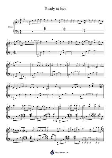 Ready to love Musica per pianoforte di SEVENTEEN - Arr.Irbald Jouvier