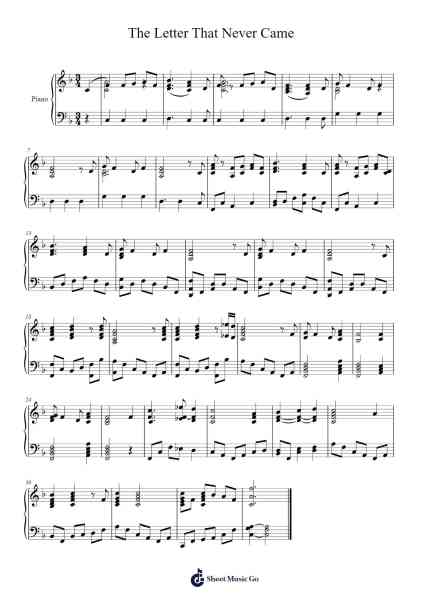 The Letter That Never Came Sheet Music by Charlie Poole-Arr.Mollwalsh Dinions