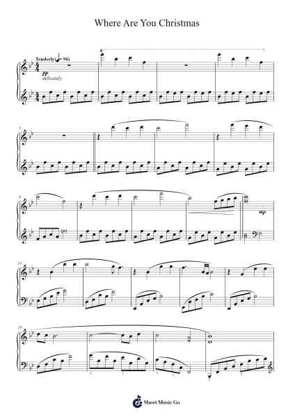 Where Are You Christmas Sheet Music by Faith Hill-Arr.Wildmy