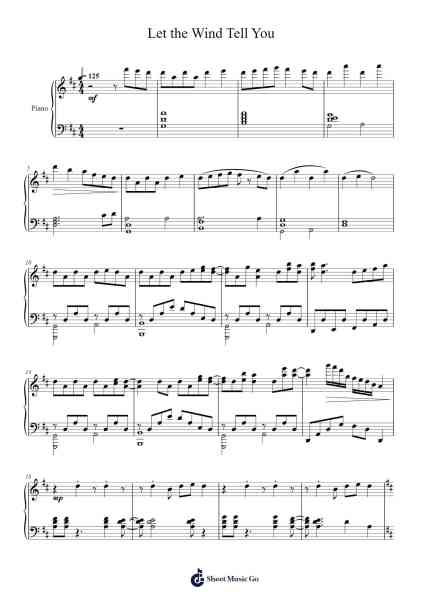 Let The Wind Tell You Sheet Music by chilichill-Arr.Bulwatt Beergrant