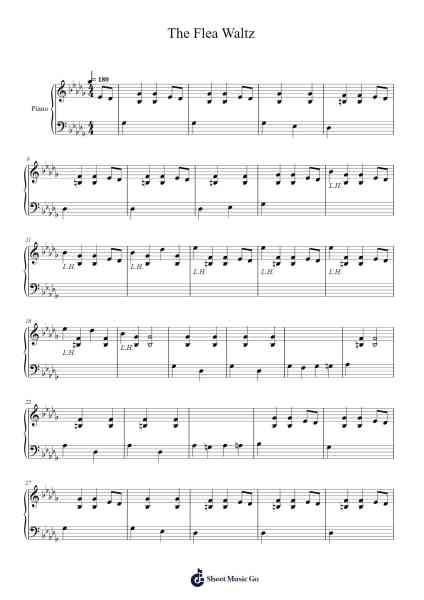 The Flea Waltz Sheet Music by Ferdinand Alfred Gustav Loh-Arr.Gekeith Fordkiel