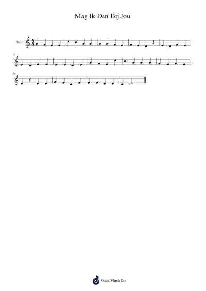 Mag Ik Dan Bij Jou Sheet Music by Claudia de Breij-Arr.Chrisboyd Crosean