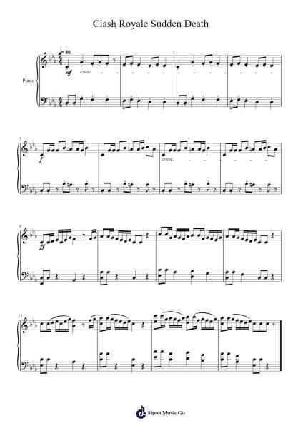 Clash Royale Sudden Death Sheet Music by undefined-Arr.Harjo