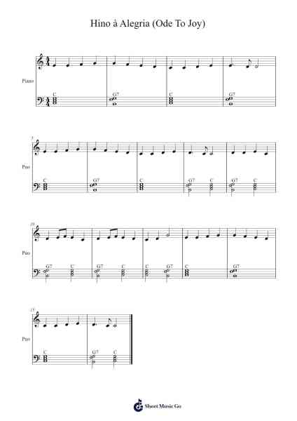 Symphony No. 9 in D Minor, Op. 125 "Choral": IV. Ode to Joy Sheet Music by Ludwig van Beethoven-Arr.Manbeard Lylaine