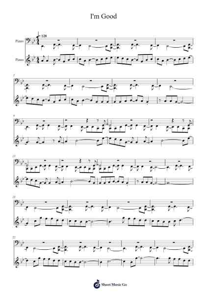 I'm Good Sheet Music by Cromkeith Felprice-Arr.Sibylmos Fordridge