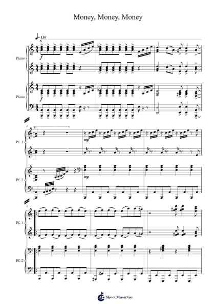 Money, Money, Money Sheet Music by ABBA-Arr.Dolamb Strafay