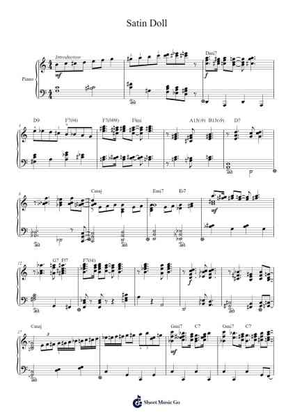 Satin Doll 樂譜由 Duke Ellington - 編曲 Hagpold