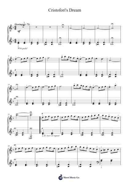 Cristofori's Dream Sheet Music by David Lanz-Arr.Vibard Brumens