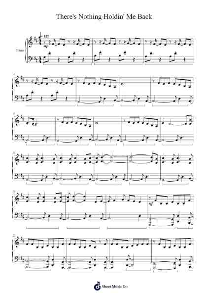 There's Nothing Holdin' Me Back Sheet Music by Shawn Mendes-Arr.Shawqe Bryy