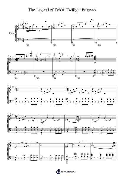 Staff Credits - The Legend of Zelda: Twilight Princess Sheet Music by Koji Kondo/Toru Minegishi/Asuka Ohta-Arr.Harjo