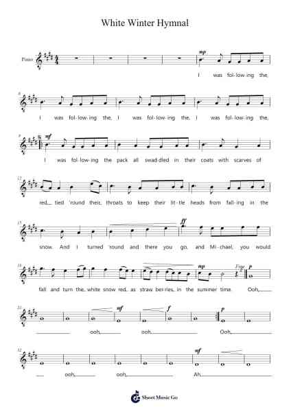 White Winter Hymnal Sheet Music by Madeline Miles-Arr.Gedia