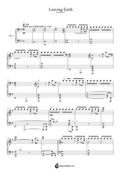 Leaving Earth Sheet Music by undefined-Arr.Stanthy