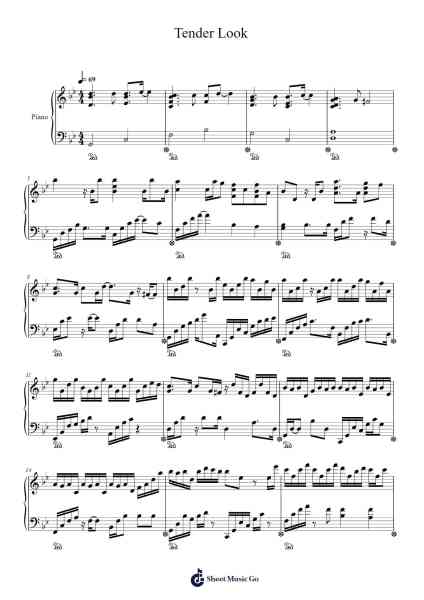 Tender Look Sheet Music by Dietmar Steinhauer-Arr.Hewdys