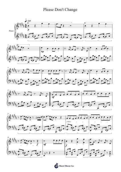 Please Don't Change Sheet Music by Jung Kook/DJ Snake-Arr.Kingrell