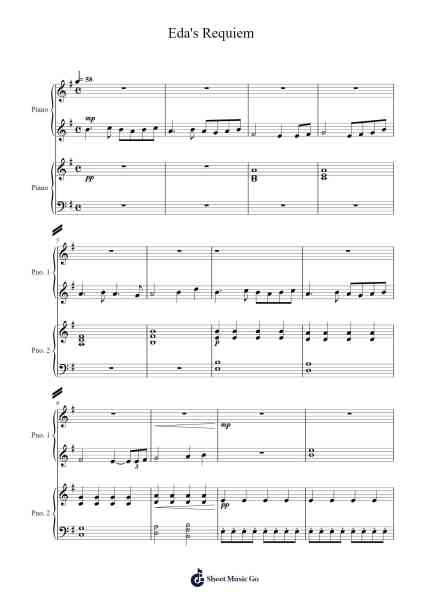 Eda's Requiem Sheet Music by Brad Breeck-Arr.Maugvia Browninglogg