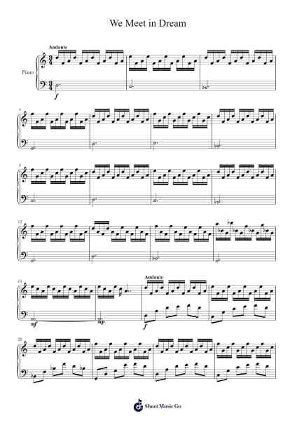 We Meet in Dream Sheet Music by undefined-Arr.Keliot Hicksner
