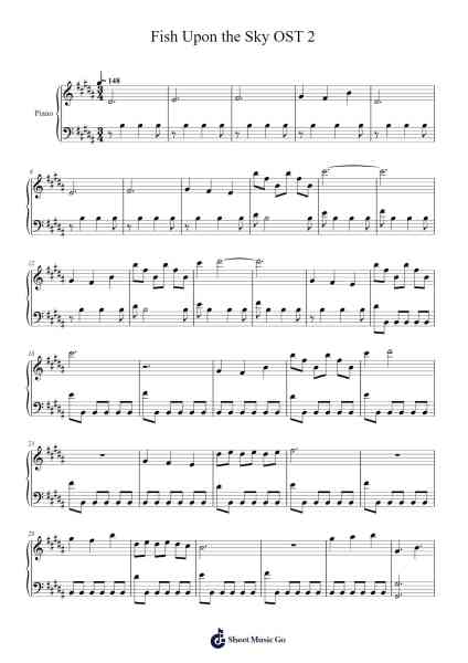 Fish Upon the Sky OST 2 樂譜由 weesh7979 - 編曲 Marhum