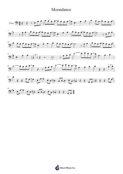 Moondance Sheet Music by Michael Bublé-Arr.Shawloyd