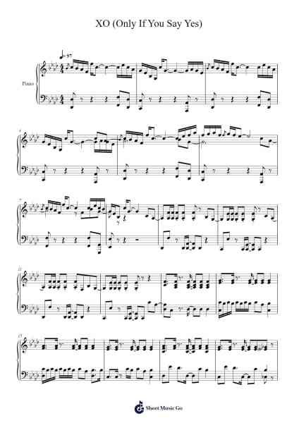 XO (Only If You Say Yes) Sheet Music by ENHYPEN-Arr.Hulstone Lilsper