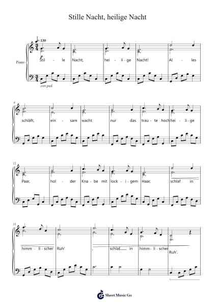 Stille Nacht, heilige Nacht Notenblatt von Justin Bieber/Chance the Rapper-Arr.Lewcar