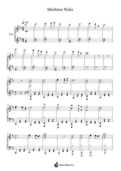 Mistletoe Waltz Sheet Music by Boaz Tisa-Arr.Jobnold