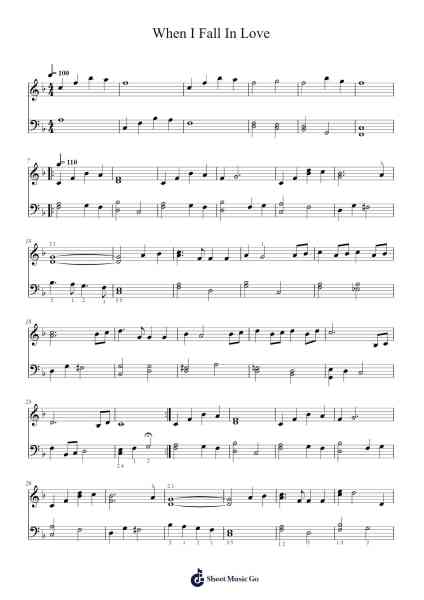 When I Fall In Love Sheet Music by Victor Young-Arr.Annrhys