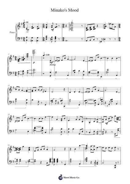 Minako's mood / Choose your costume - Taro Umebayashi (Yuri!!! on Ice) Sheet Music by Yuri On Ice-Arr.Charalph
