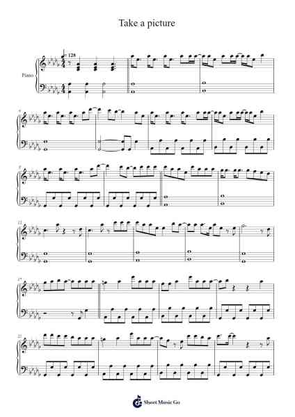 Take a picture Sheet Music by NiziU-Arr.Stilling