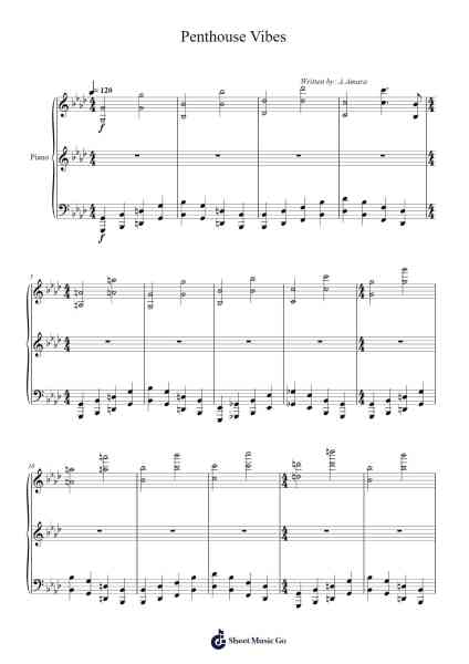 Cheon Seojin Vibes Penthouse Sheet Music by Kim Jun Seok/No Yoo Rim/Jung Sae Rin/Lee Yun Ji-Arr.Joeswift Mcyves