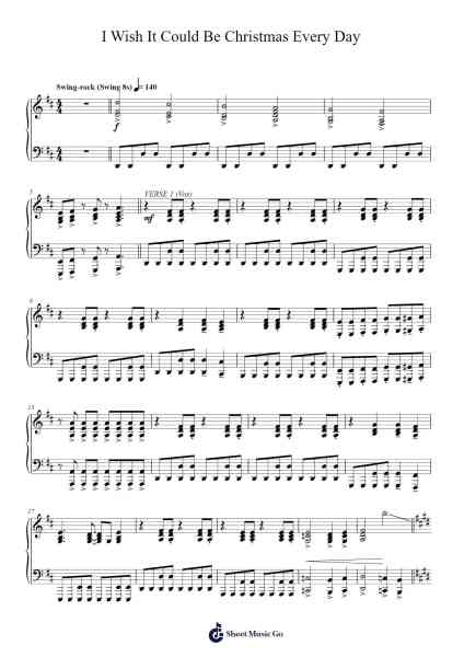 I Wish It Could Be Christmas Every Day Sheet Music by Roy Wood/Wizzard-Arr.Colbard Ramsdick
