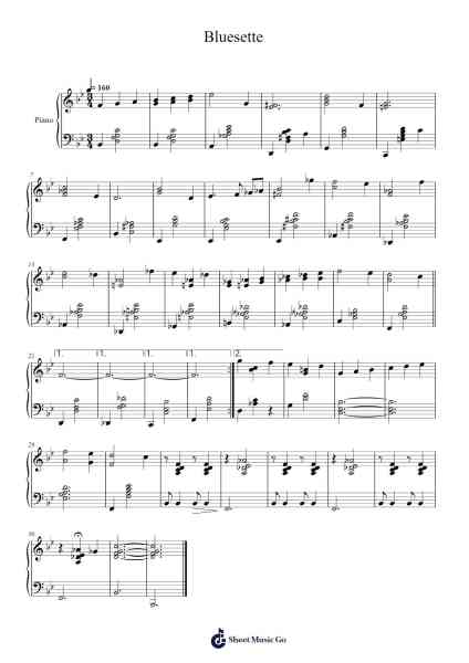 Bluesette Sheet Music by Toots Thielemans-Arr.Mattvelt