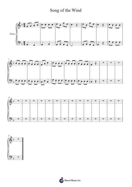 Song of the Wind Sheet Music by Misc Traditional-Arr.Quenram