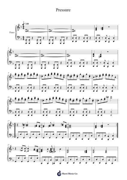 Pressure Sheet Music by Billy Joel-Arr.Lanme