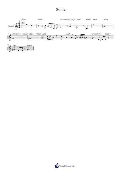 Some Sheet Music by Steve Lacy-Arr.Woolfcarr