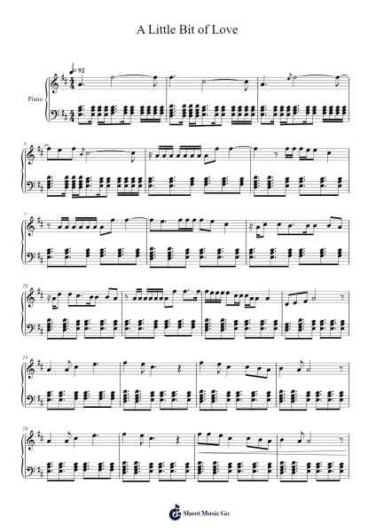 A Little Bit of Love Sheet Music by Weezer-Arr.Windwood