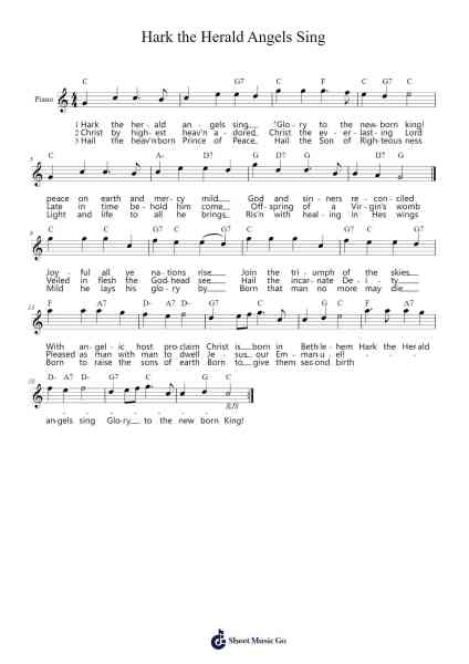 Hark! The Herald Angels Sing 樂譜由 Felix Mendelssohn - 編曲 Mollkerr