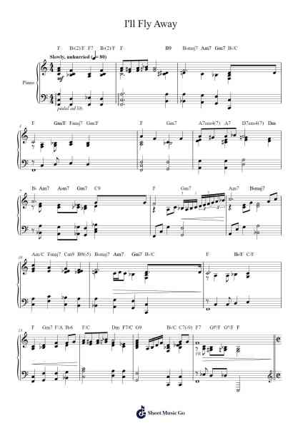 I'll Fly Away Sheet Music by Albert E. Brumley-Arr.Copclife Hudvan