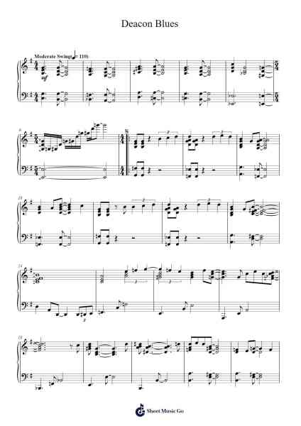 Deacon Blues Sheet Music by Steely Dan-Arr.Dougtin Vashop