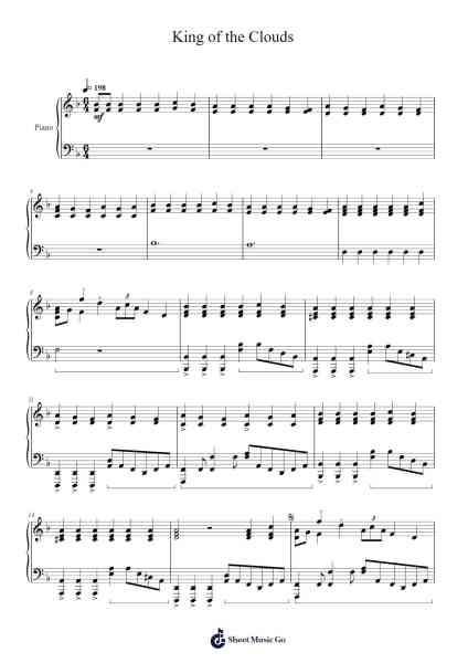 King of the Clouds Sheet Music by Panic! At the Disco-Arr.Sigwy Lorxine