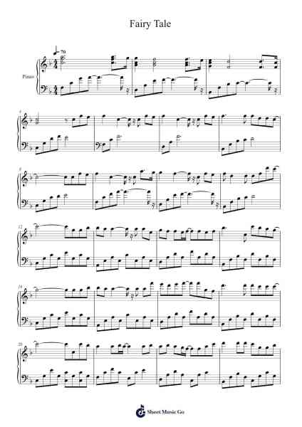 Fairy Tale Musica per pianoforte di Michael Wong - Arr.Terwyatt Hangan
