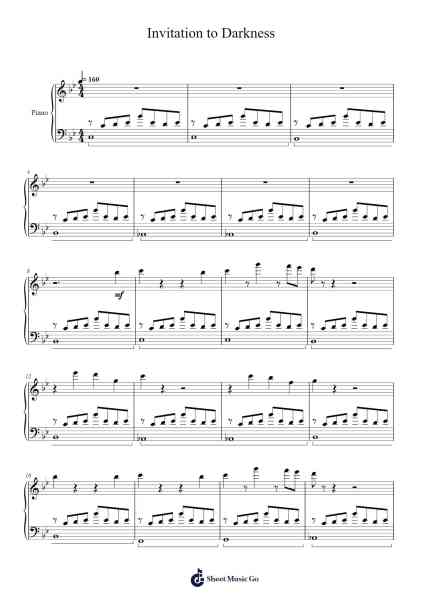Invitation to Darkness (Octopath Traveler 2) Sheet Music by Gemmann-Arr.Carldith Saxdunn
