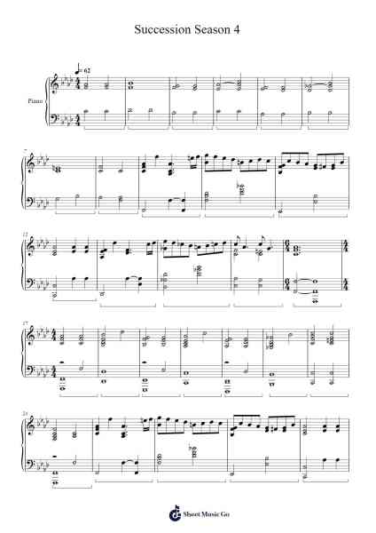 Succession Season 4 - Tom & Shiv Sheet Music by Nicholas Britell-Arr.Wildmy