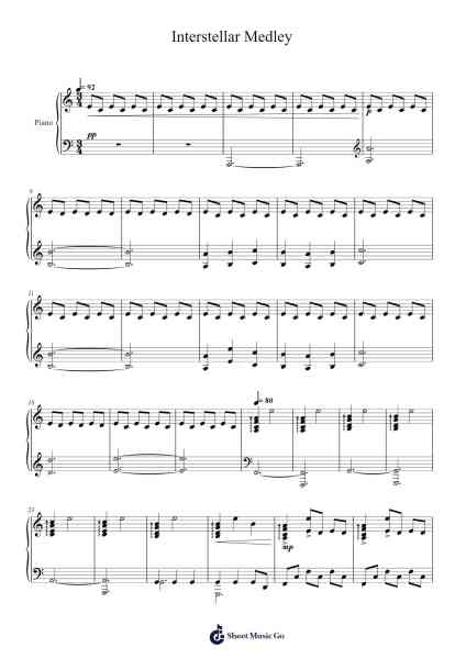 Interstellar Medley Sheet Music by Hans Zimmer-Arr.Hughgee