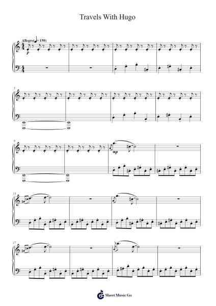 Travels With Hugo - Lost TV Series Sheet Music by Michael Giacchino-Arr.Reywood